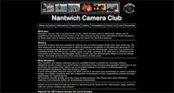 Desktop Screenshot of nantwichcameraclub.org.uk